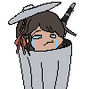 ドット絵,ゴミ箱,泣く,キャラクター