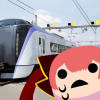 電車,キャラクター,鉄道,背景,アニメ