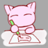 猫,ピンク,イラスト,お絵描き,かわいい,ペン,キャラクター