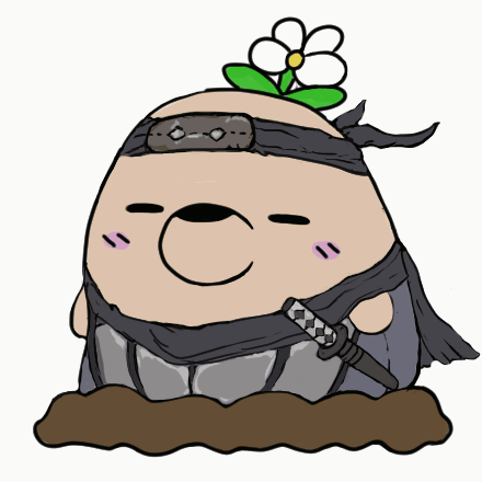 キャラクター,花,侍,マスコット