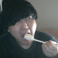 男性,食事,スプーン,室内