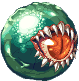 モンスター,目,歯,ファンタジー,スライム,クリーチャー,グリーン