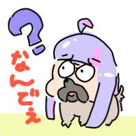 犬,イラスト,なんでぇ,疑問,吹き出し,かわいい,動物,帽子