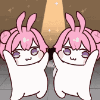 うさぎ,ピンク髪,ダンス,アニメ,かわいい,アイコン